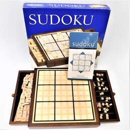 Deluxe Wood Sudoko Board game with pull out tray by Bits and Pieces