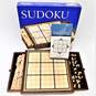Deluxe Wood Sudoko Board game with pull out tray by Bits and Pieces image number 1