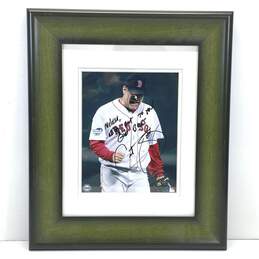 Framed, Matted & Signed 8" x 10" Photo of Curt Schilling - Boston Red Sox alternative image