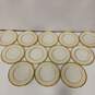 Bundle of 12 Lenox Bellaire Ceramic Beiger and Gold Tone Bread Plates image number 2
