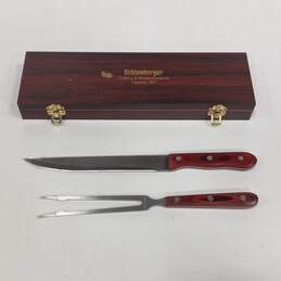 Schlumberger Knife & Fork Set In Box alternative image