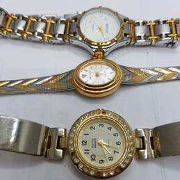 Women's Waltham Plus Brands Gold Tone Stainless Steel Watch Collection alternative image