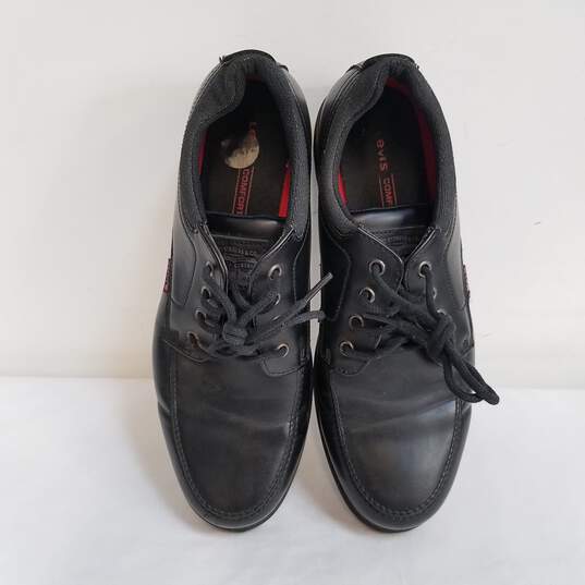 Levi's Comfort Shoes Men's Size 9.5 Black Oxford image number 6