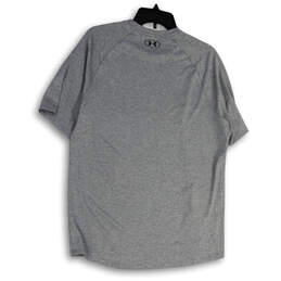 Mens Gray Heather Tech 2.0 Short Sleeve Crew Newck Pullover T-Shirt Size L alternative image