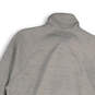 Mens Gray Mock Neck Long Sleeve Pockets Activewear Full-Zip Jacket Size M image number 4