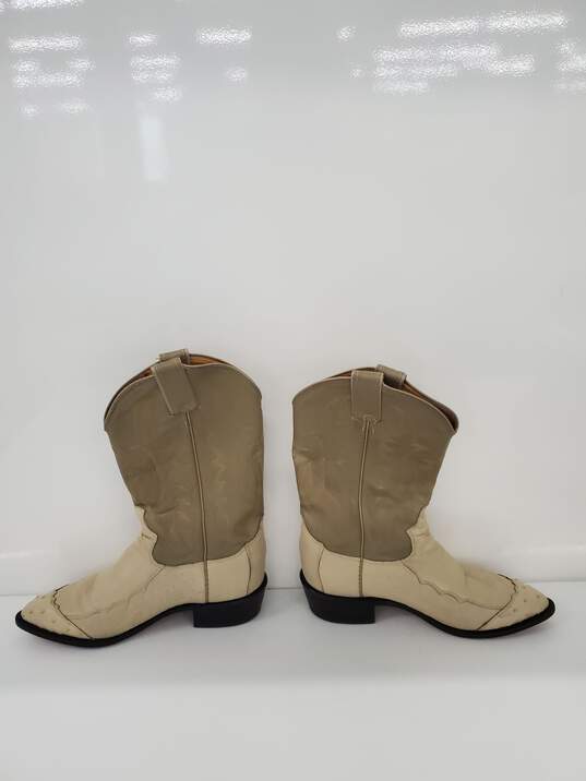 Men Tony Lama Cowboy Boots Size-5 Used image number 2