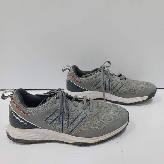 Men's New Balance Grey Fresh Foam Contend Golf Shoes Size 9.5 image number 4