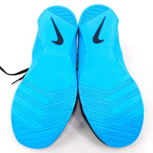 Nike Metcon 6 Black Light Blue Fury Men's Shoes Size 10.5 image number 5