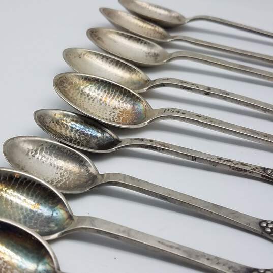 830s Silver & Enamel Souvenir Spoon 11pcs 190.0g image number 4