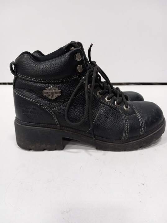 Harley Davidson Women's Black Boots Size 8.5 image number 1