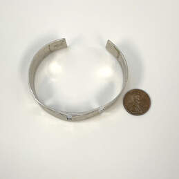 Designer Robert Lee Morris Silver-Tone Open Cut Fashionable Cuff Bracelet alternative image