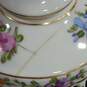 Lot of 3 Vintage Decorative Floral Footed Bowl, Plate & Vase image number 8