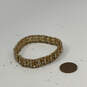 Designer Stella & Dot Gold-Tone Rhinestone Adjustable Beaded Bracelet image number 2
