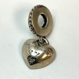 Designer Pandora S925 ALE Sterling Silver Cubic Zirconia Heart Dangle Charm alternative image