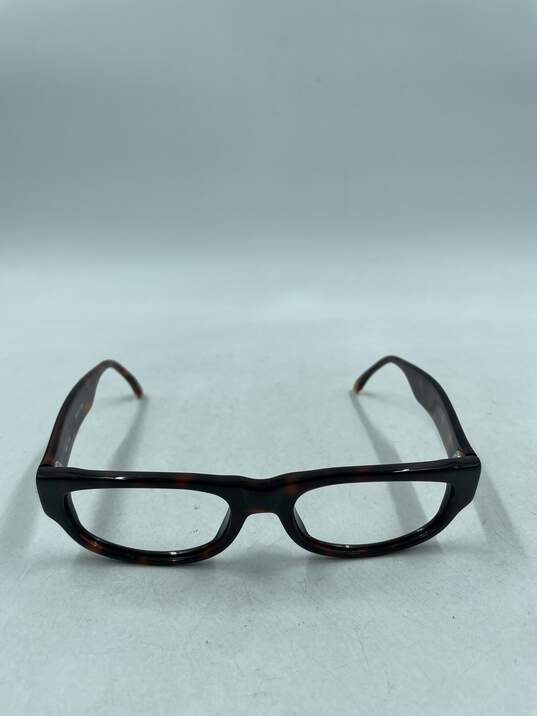 SEE Eyewear Brown Rectangle Eyeglasses Rx image number 2