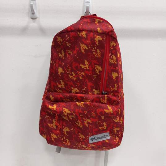 Columbia Unisex Red, Yellow and Orange Backpack image number 1