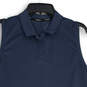 NWT Womens Navy Blue Dri Fit Collared Sleeveless Golf Polo Shirt Size XL image number 3