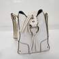 Coach Hamptons Andrea Large White Leather Satchel Bag image number 5