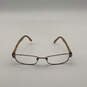 Womens Brown RB8581 1033 Full Rim Clear Lens Rectangular Eyeglasses image number 2