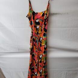 Farm for Anthropologie Multicolor Toucan Sleeveless Dress Size S alternative image