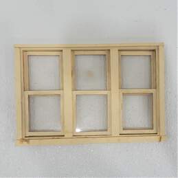 Assorted Vintage Dollhouse Windows DIY Craft Crafting W/ Stained Glass Style alternative image