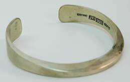 Kasityo Finland Sterling Silver Modernist Cuff Bracelet 34.6g