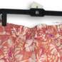 NWT Tommy Bahama Womens Pink Floral Elastic Drawstring Waist Mom Shorts Size M image number 3