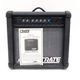 Crate Brand GFX-15 Model Electric Guitar Amplifier w/ Power Cable and Manual