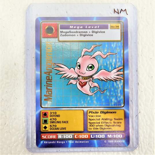 Digimon TCG MarieAngemon Gold Text Rare 1999 Bandai Card NM image number 1