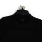 Womens Black Long Sleeve Crew Neck Cropped Pullover Sweater Size Large image number 3