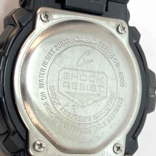 Designer Casio G-Shock GR-8900 Black Tough Solar Quartz Digital Wristwatch image number 4