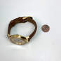 Designer Michael Kors Catlin MK-2375 Brown Leather Strap Quartz Wristwatch image number 2