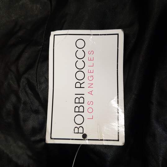 Bobbi Rocco Women Black Pleather Skirt S NWT image number 6