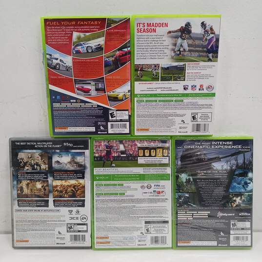 Bundle of Five Assorted Xbox 360 Games image number 2