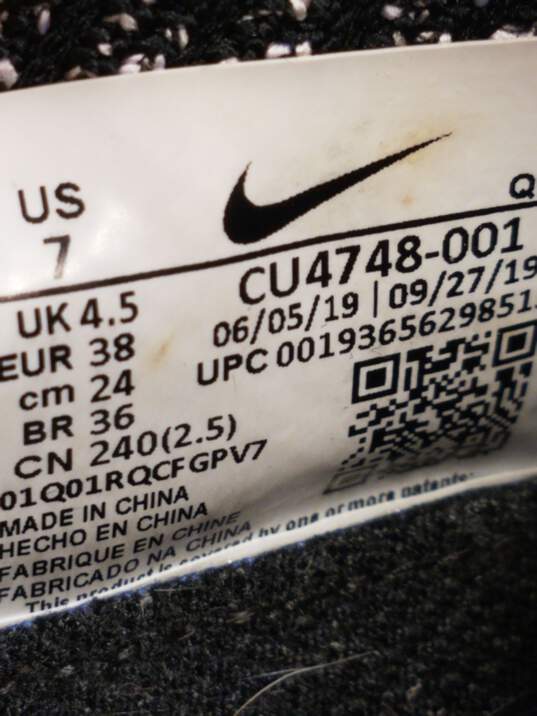 Nike Vapormax Flyknit 3 Pink Rose, Black, Grey Sneakers CU4748-001 Size 7 image number 8