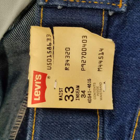 Buy the Levi's Men Blue Action Jeans 33 NWT | GoodwillFinds