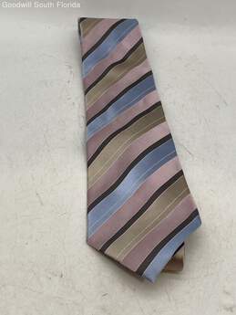 Authentic Giorgio Armani Mens Multicolor Printed Designer Tie