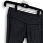Womens Gray Heather Elastic Waist Stretch Pull-On Capri Leggings Size XS image number 3