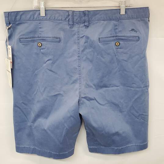 Mn Tommy Bahama Slate Blue Casual Stretch Shorts Sz 40 W/Tags image number 2