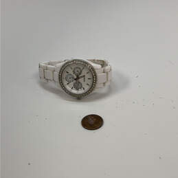 Designer Fossil Stella ES-1967 Multifunction White Resin Analog Wristwatch alternative image