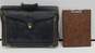 Tooled Leather Briefcase & Clipboard Bundle image number 1