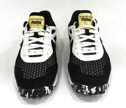PUMA Street Rider Moirer Black White Gold Men's Shoe Size 12