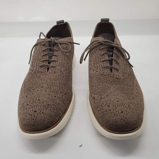 Cole Haan 2.ZEROGRAND Sitchlite Brown Knit Oxford Shoes Size 14M image number 1