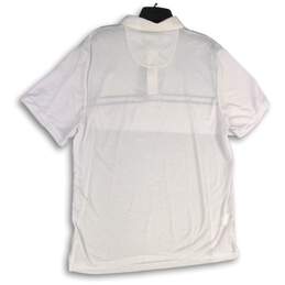 NWT PGA Tour Mens White Gray Pro Series Short Sleeve Rugby Polo Shirt Size XL alternative image