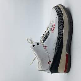 Air Jordan 3 Sneaker Boy's Sz 2.5Y White/Multi