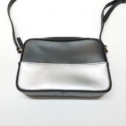Kate Spade Black/Silver Leather Ivy Street Clover Crossbody Bag alternative image