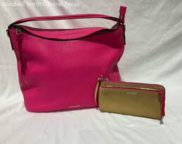 Top Handle Handbag and Wristlet