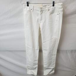 Women's White Calvin Klein Ultimate Skinny Jeans Size 8 x 32 NWT