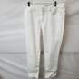 Women's White Calvin Klein Ultimate Skinny Jeans Size 8 x 32 NWT image number 1
