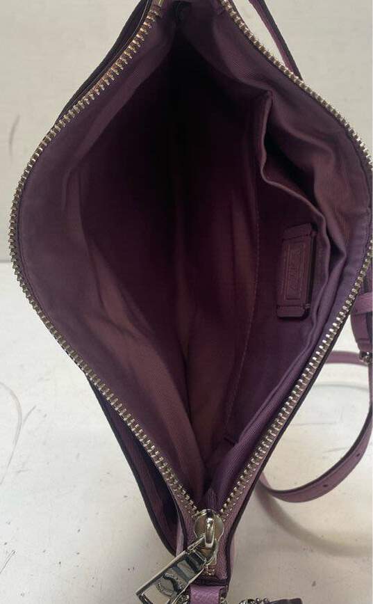COACH F22252 Lavender Leather Crossbody Bag image number 4